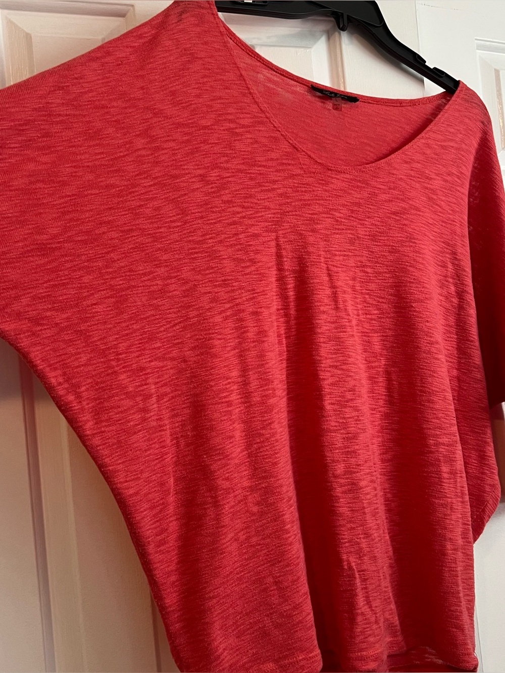 Laila jayde dolman sleeve top L orangey pinl salmon